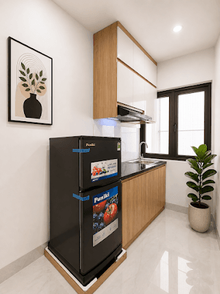 Gác xép 20m² tầng 3 Đại Linh đủ đồ 3.8tr